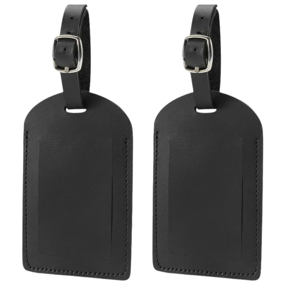 Men Accessories Name - 1PC PU Leather Luggage Tag Suitcase