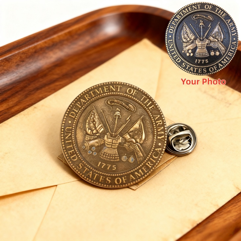 Men Accessories Brooch - Custom Photo Brooch Personalized Commemoration Stainless