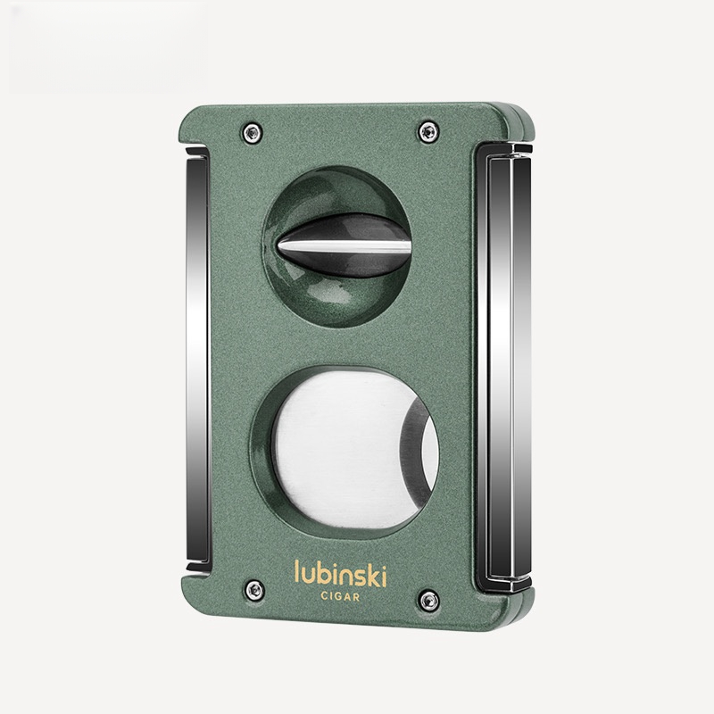 Cigar Cutter Set - LUBINSKI Cigar V Cutter Metal Luxury