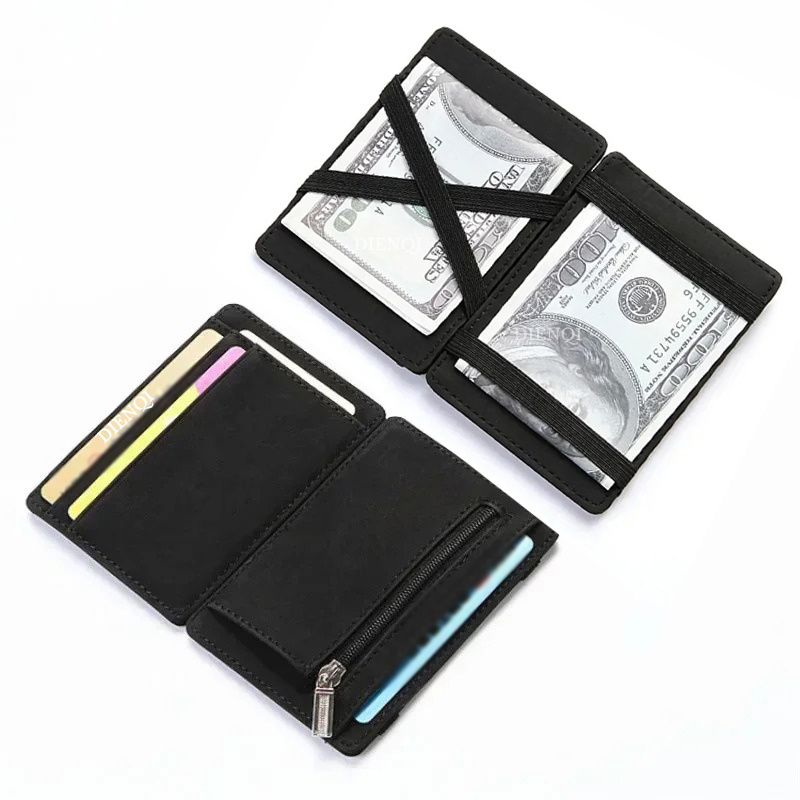 PU Leather Magic Wallet Men Bu - Bifold Leather Wallet recension och pris