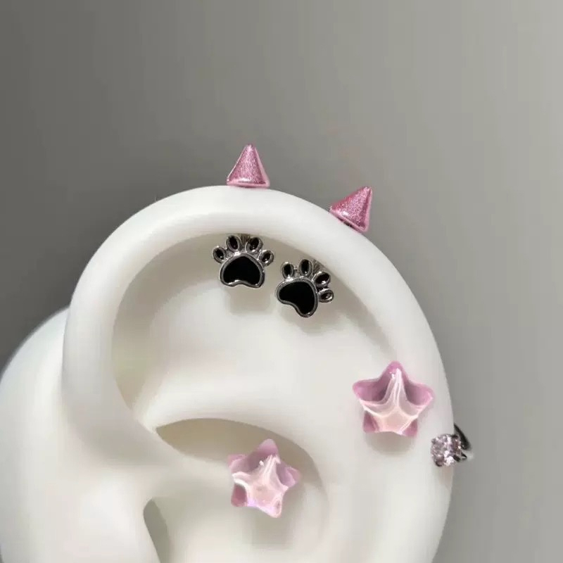 New Sale 1pair Cute Cat Paw De - Men'S Accessories Jewelry Sale recension och pris