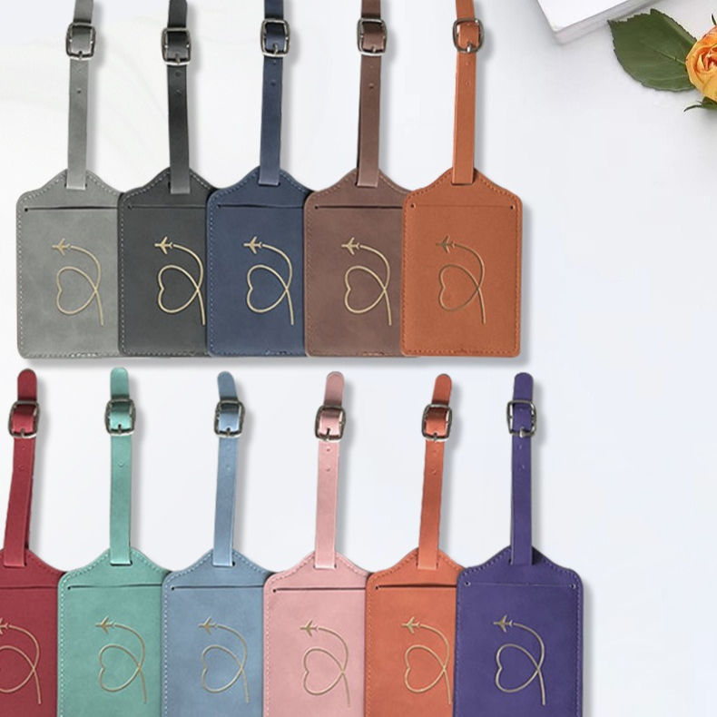 Cute Creative PU Luggage Tag f - Men Accessories Name recension och pris