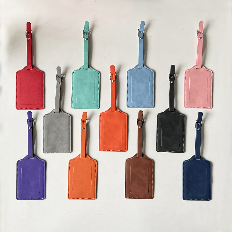 Cute Creative PU Luggage Tag f - Men Accessories Name recension och pris