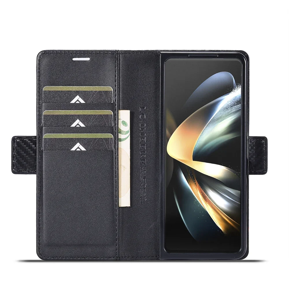 Luxury Carbon Fiber PU Leather - Bifold Leather Wallet recension och pris