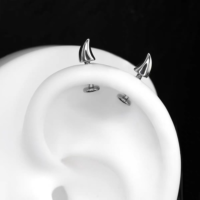 Hot Sale Cute Devil Horn Pierc - Men'S Accessories Jewelry Sale recension och pris