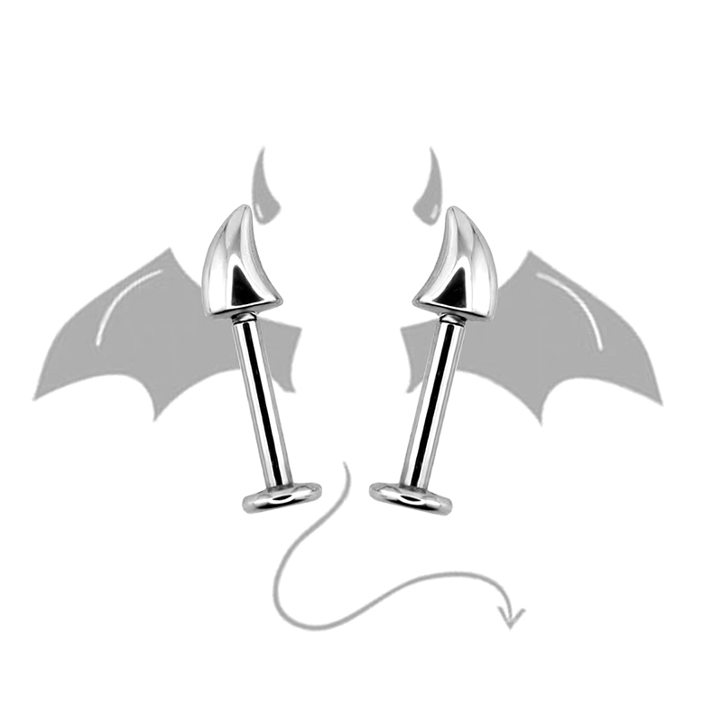 Hot Sale Cute Devil Horn Pierc - Men'S Accessories Jewelry Sale recension och pris