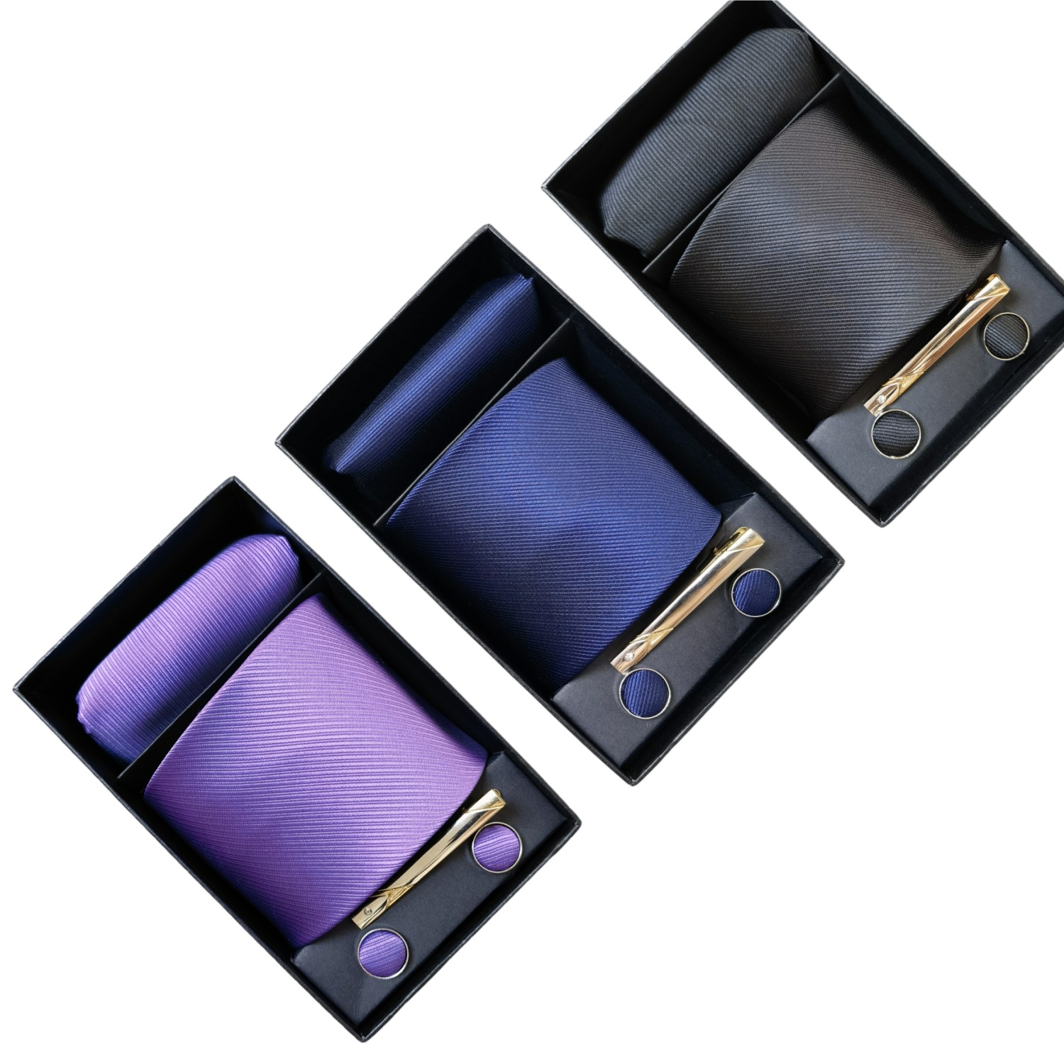 Necktie Fashion Brand Handmade - Men'S Accessories Gift Set Branded recension och pris