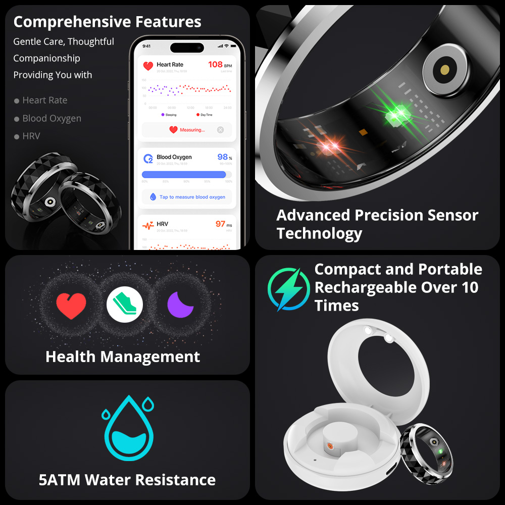 2024 COLMI R11 Smart Ring, Fid - Young Men'S Accessories recension och pris