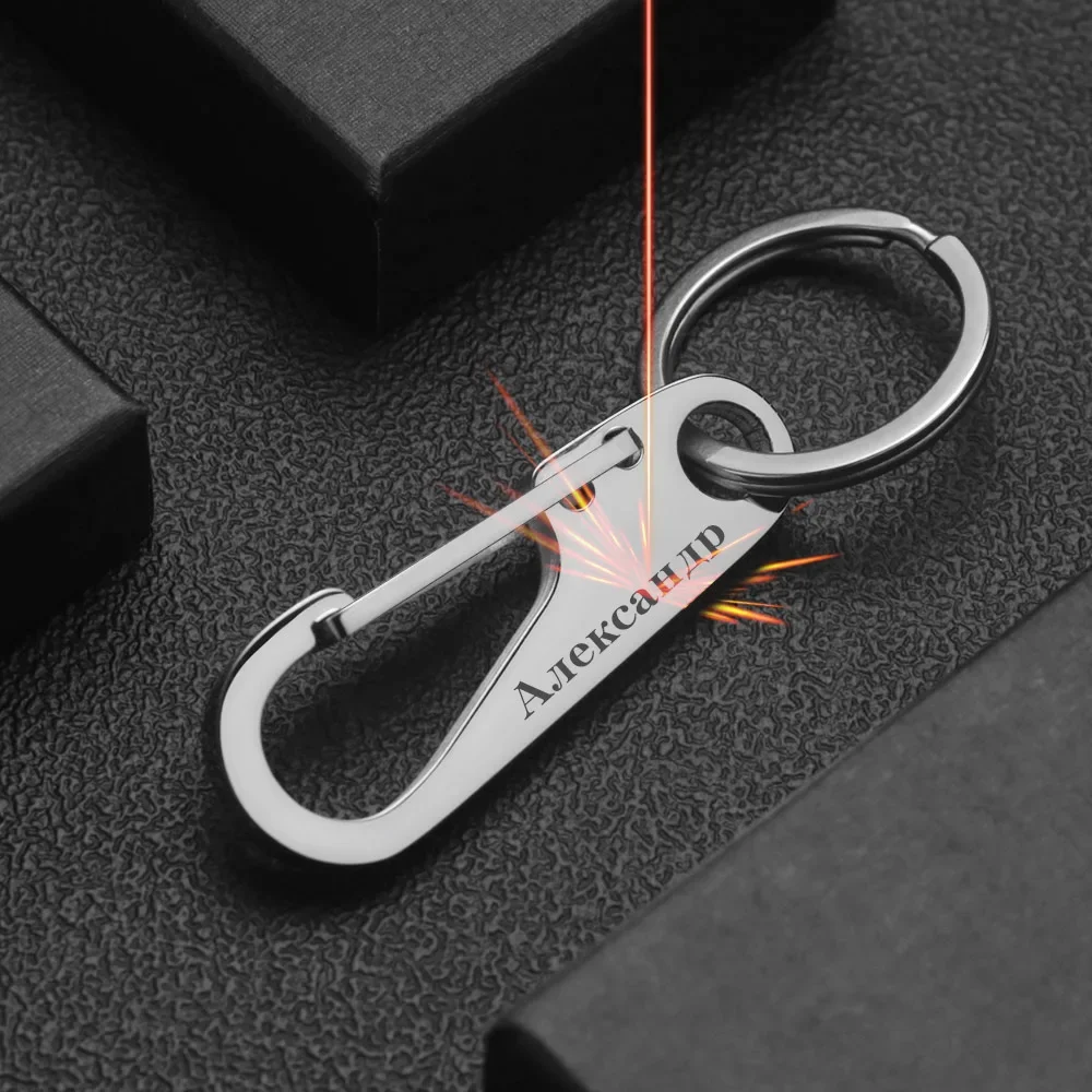 304 Stainless Steel Keyring Pe - Men Accessories Silver recension och pris
