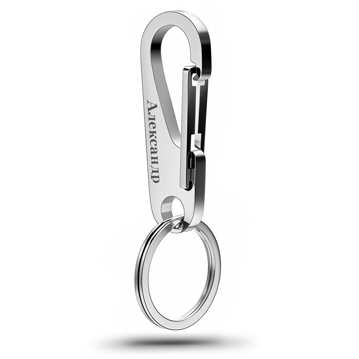 304 Stainless Steel Keyring Pe - Men Accessories Silver recension och pris