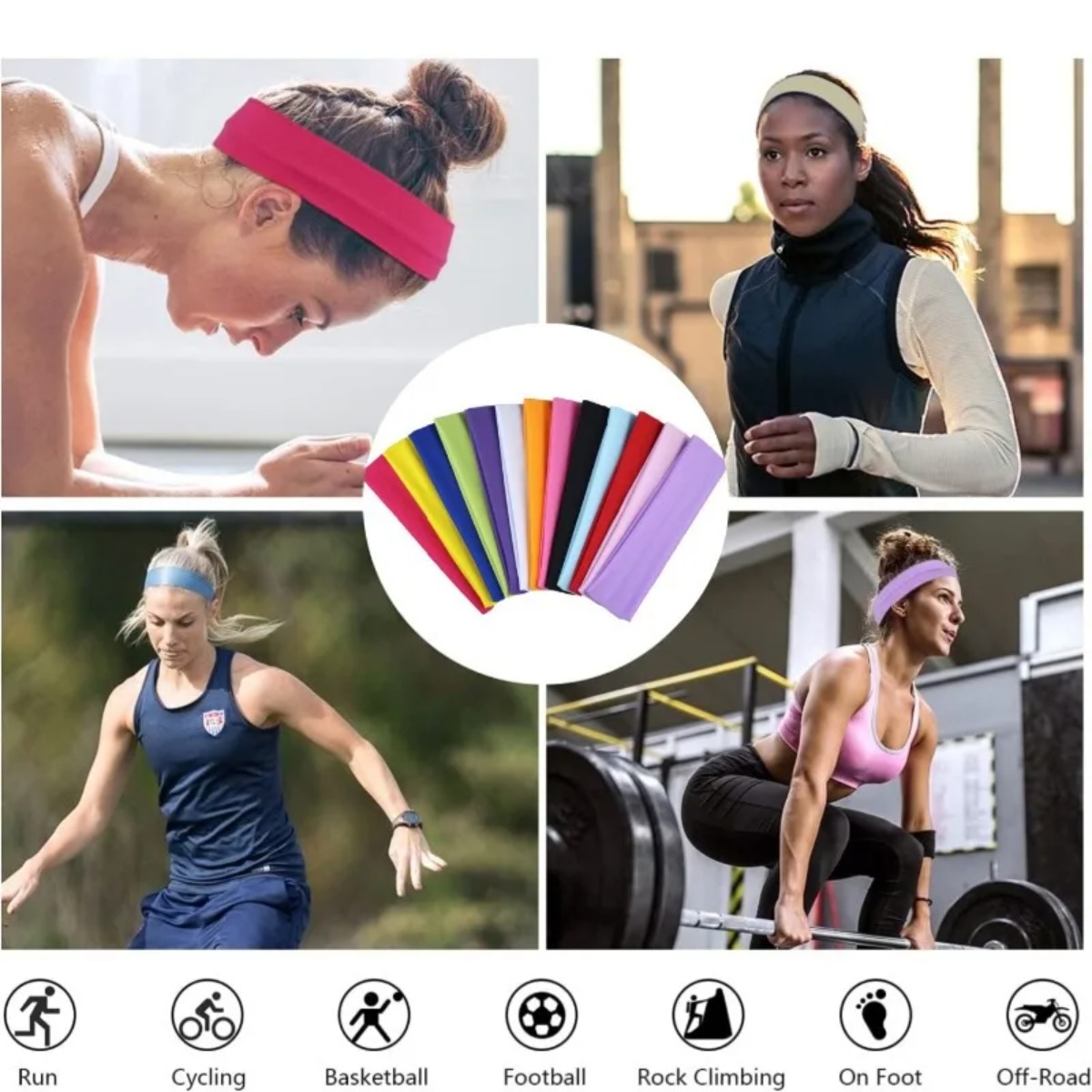 Elastic Macaron Color Sports Q - Men'S Yoga Accessories recension och pris