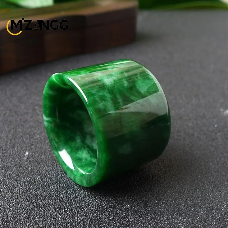 Natural Myanmar Jadeite Ring C - Men Accessories For Wedding recension och pris
