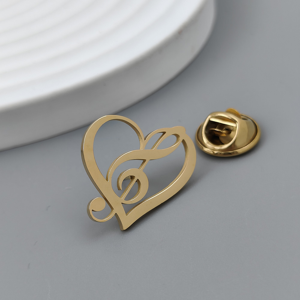 Love music symbol gold-plated  - Men'S Accessories Gift Set Branded recension och pris