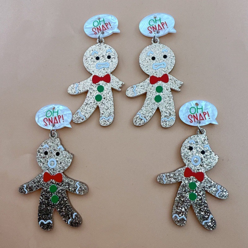 10pcs Cute Christmas Gingerbre - Men Keychain Accessories recension och pris