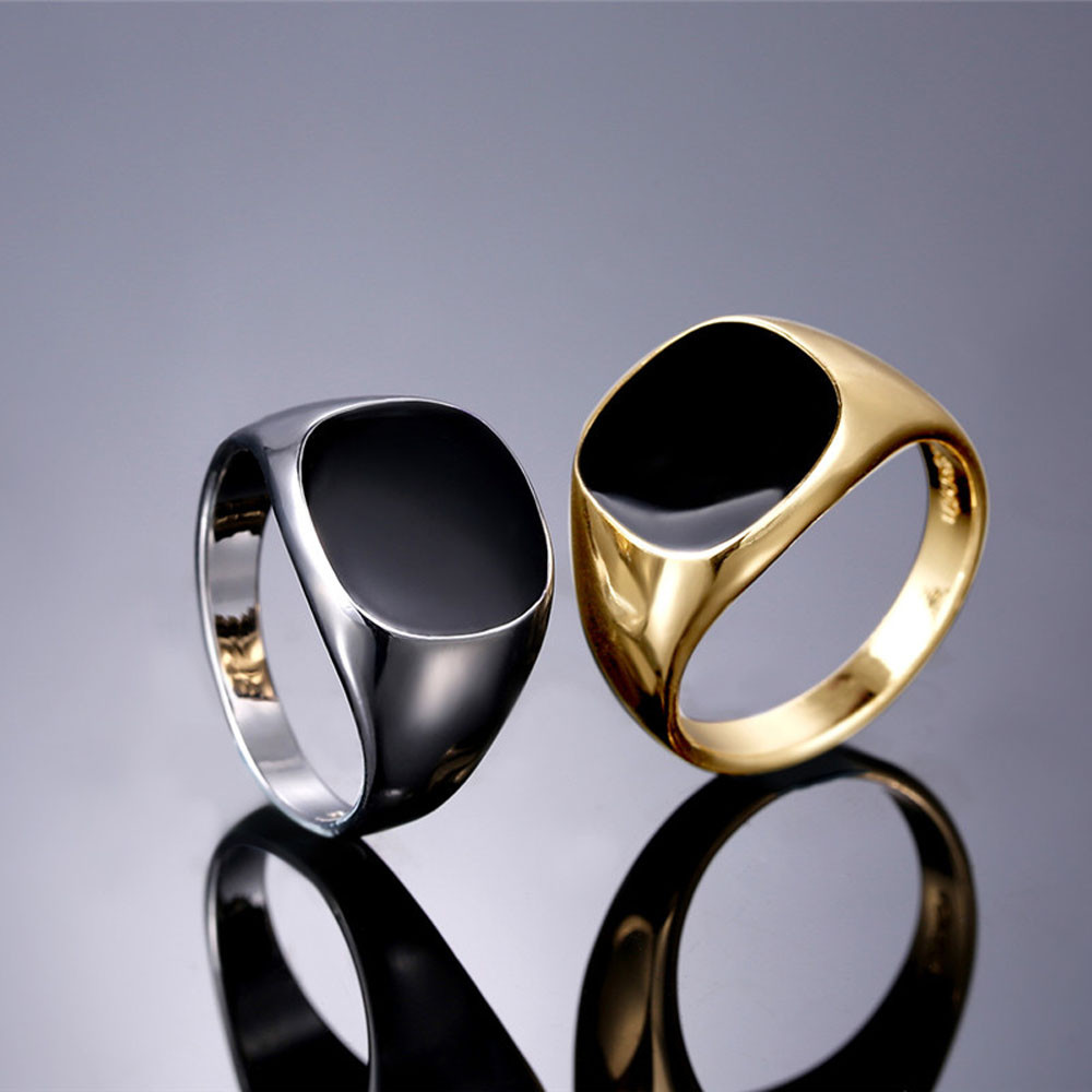 New 2025 Metal Glossy Rings fo - Men'S Accessories Jewelry Sale recension och pris