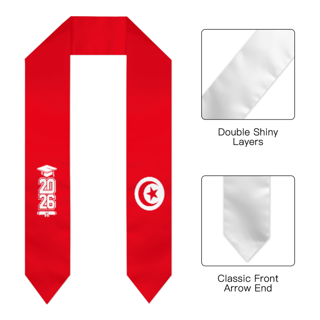 Class of 2026 Tunisia Flag Sca - Men Accessories Tunisia recension och pris