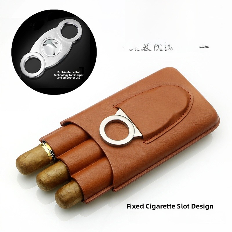 Portable Cigar Box Set of 2 Le - Cigar Cutter Set recension och pris
