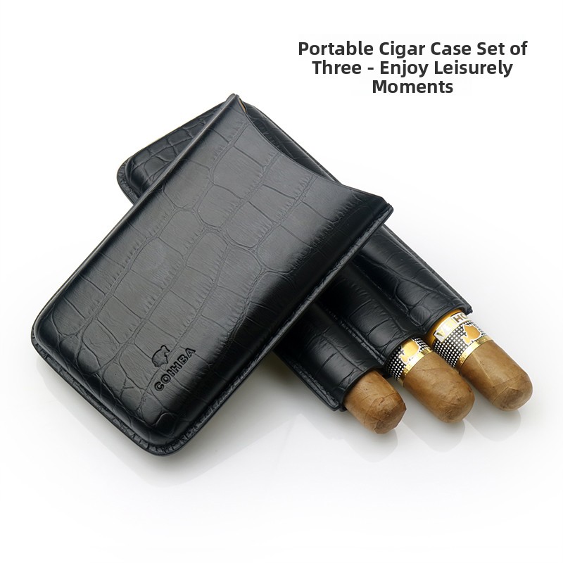 Portable Cigar Box Set of 2 Le - Cigar Cutter Set recension och pris