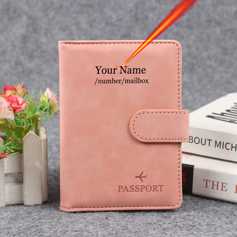 Magnetic Button Passport Cover - Men Accessories Name recension och pris