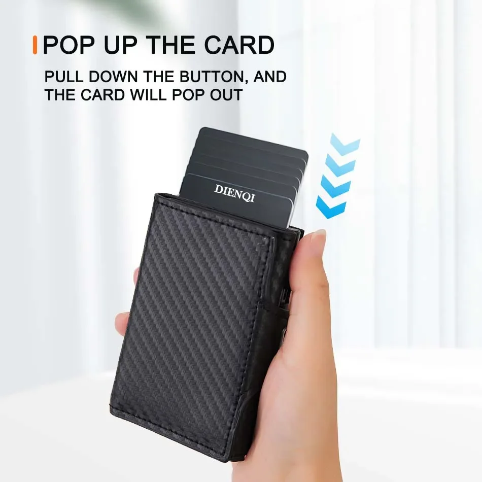 RFID Blocking Pop Up  Wallet f - Bifold Leather Wallet recension och pris