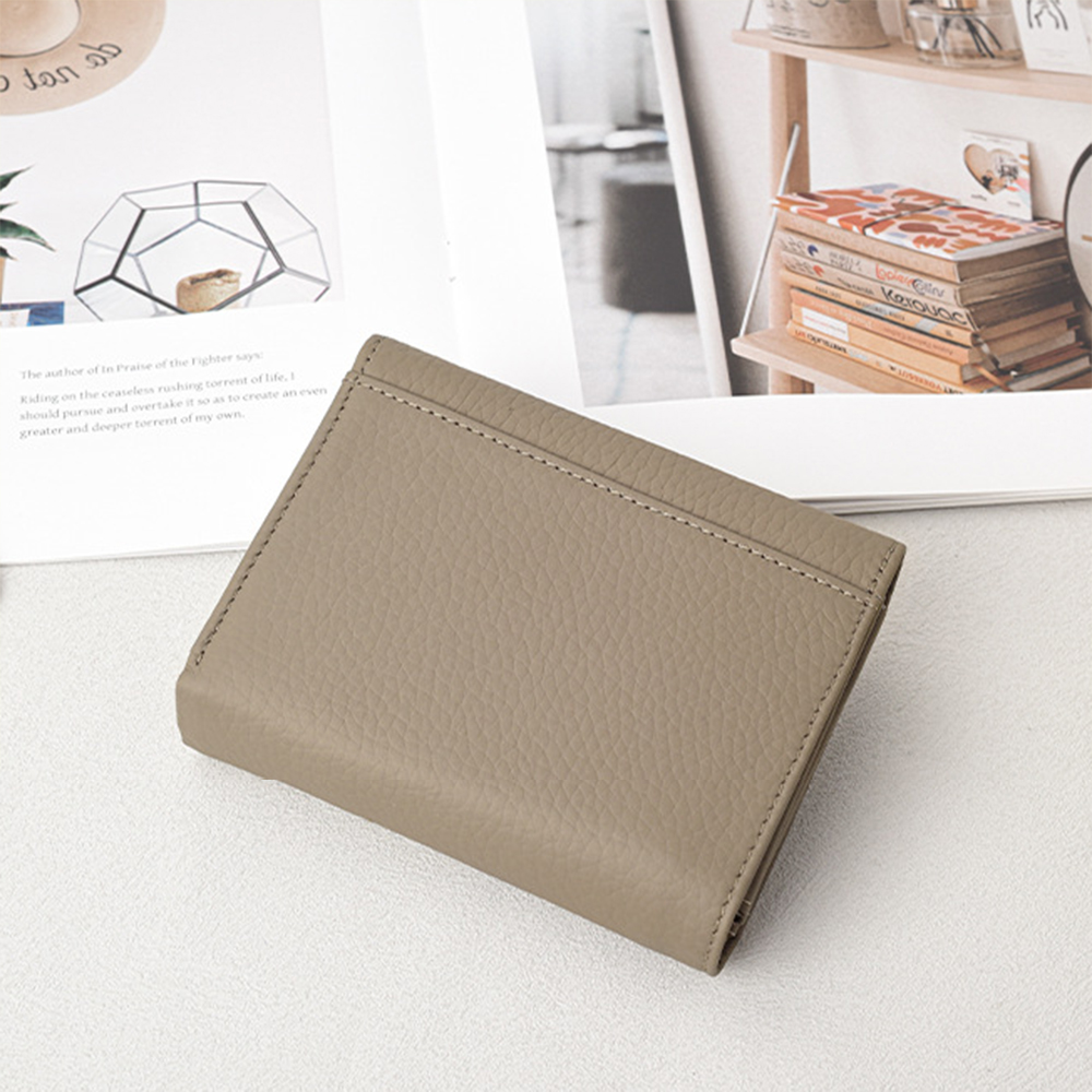 Large Capacity Lady Cowhide Wa - Bifold Leather Wallet recension och pris