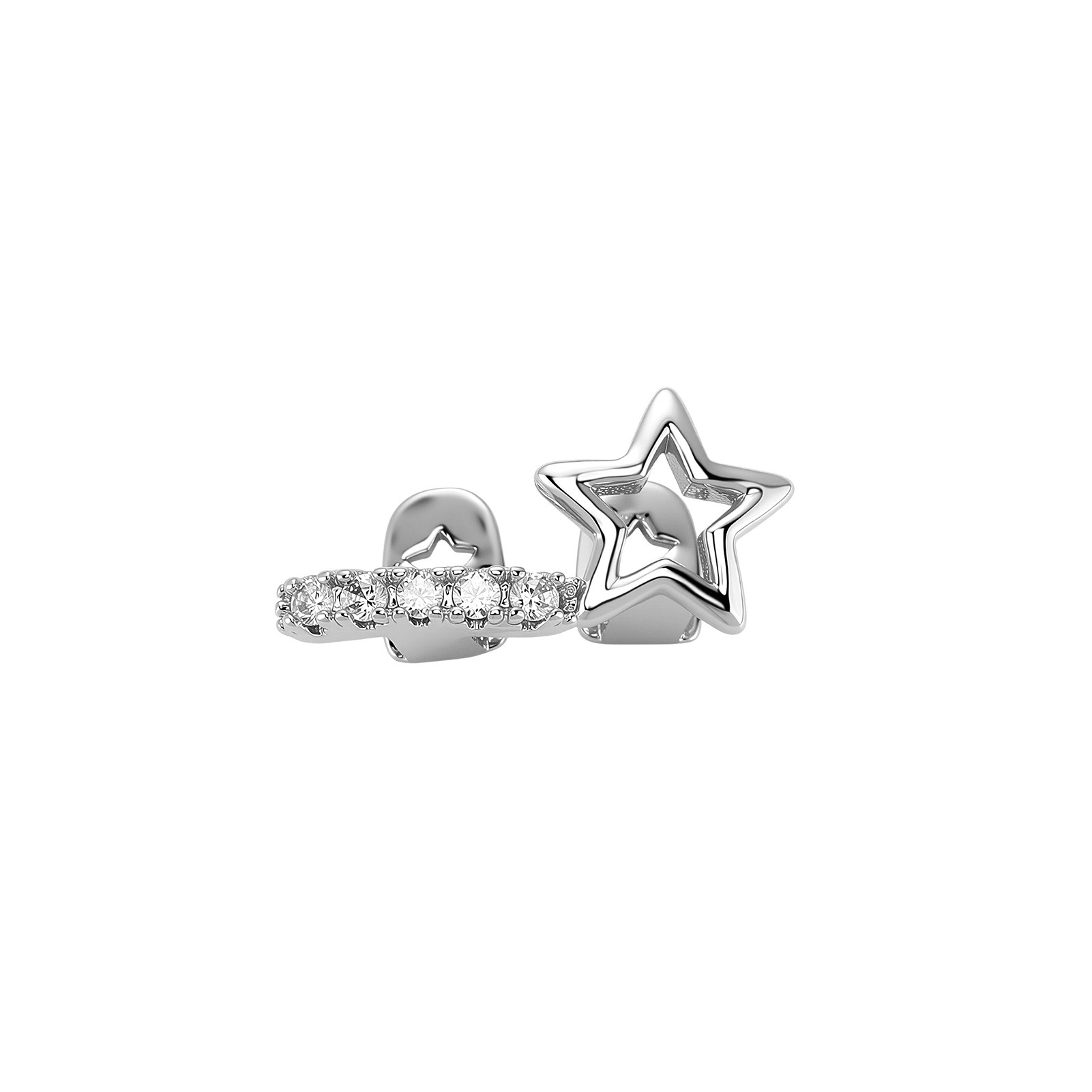 Star Teeth Grillz Comet Tooth  - Men Accessories Silver recension och pris