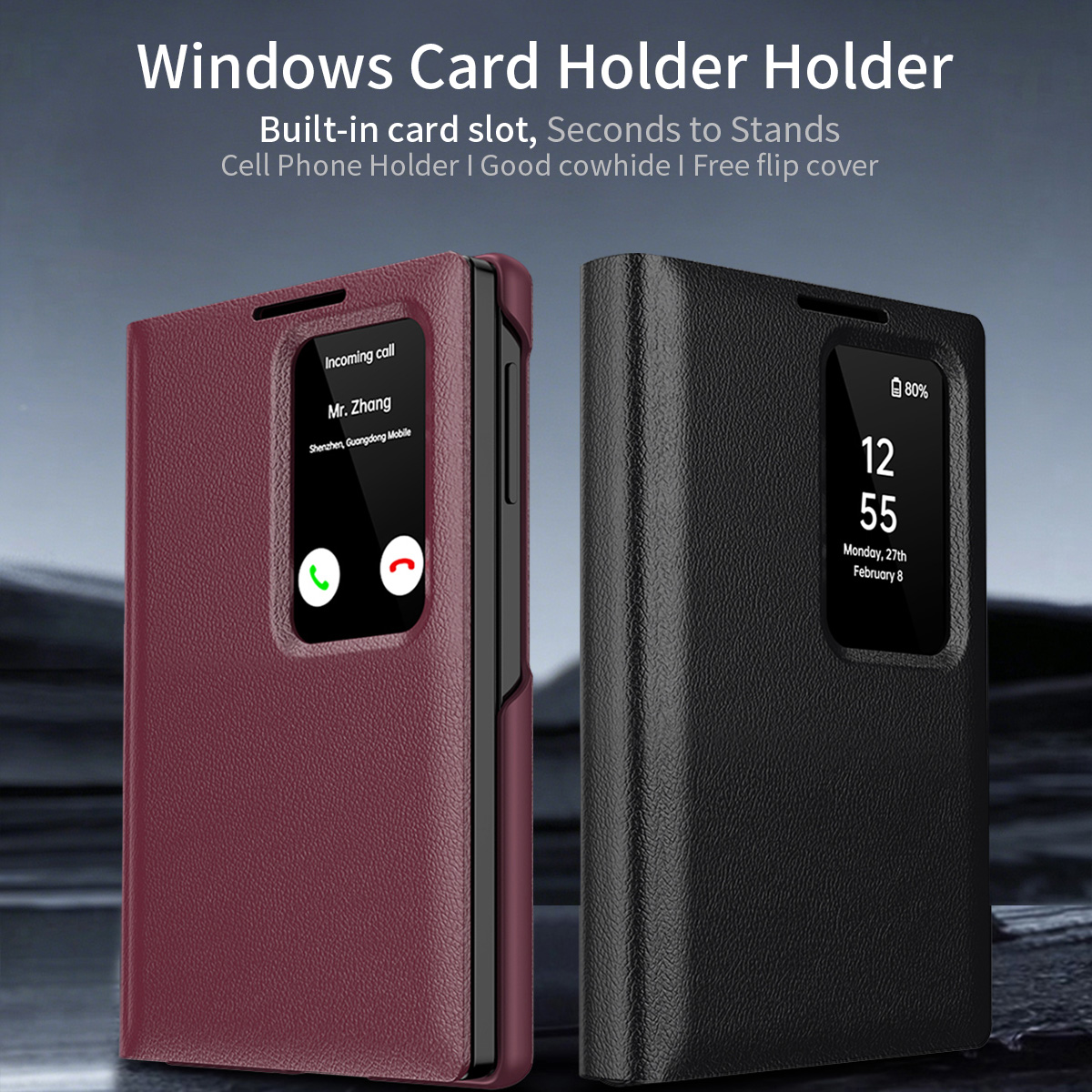 mart Card Insertion Leather Wa - Bifold Leather Wallet recension och pris