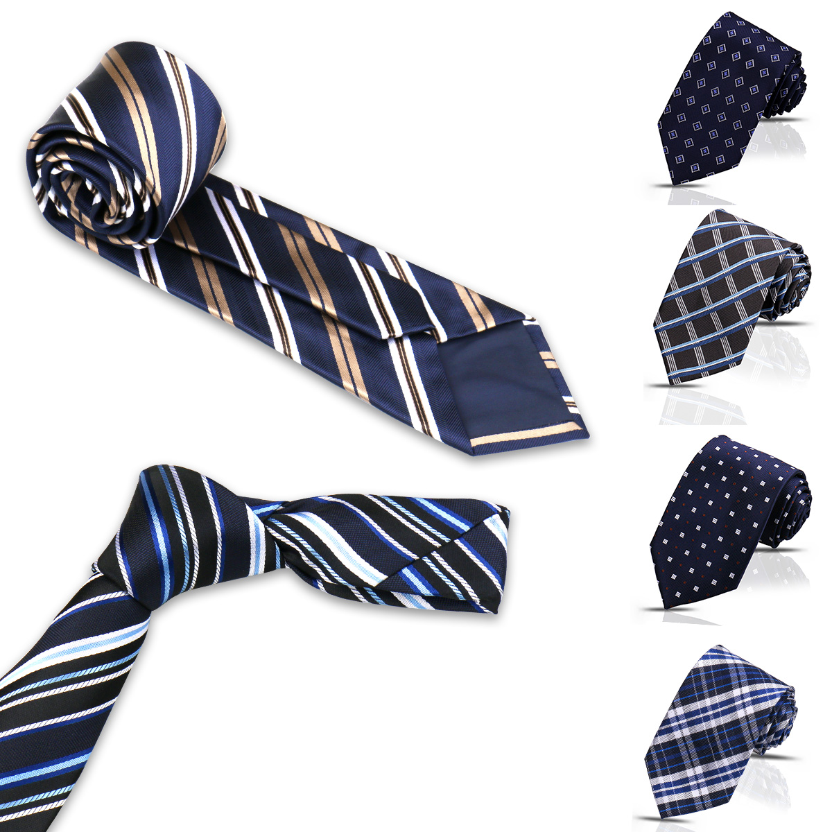 Luxury 8cm Tie For Men Handker - Men'S Accessories Gift Set Branded recension och pris