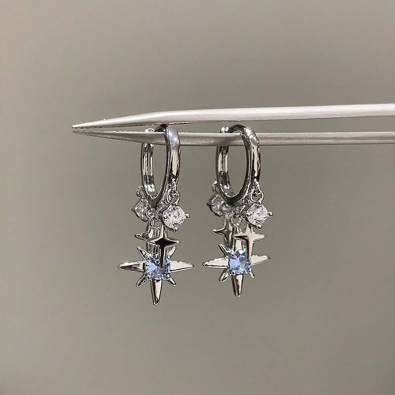 New Y2K Blue Zircon Star Tasse - Men'S Accessories Jewelry Sale recension och pris