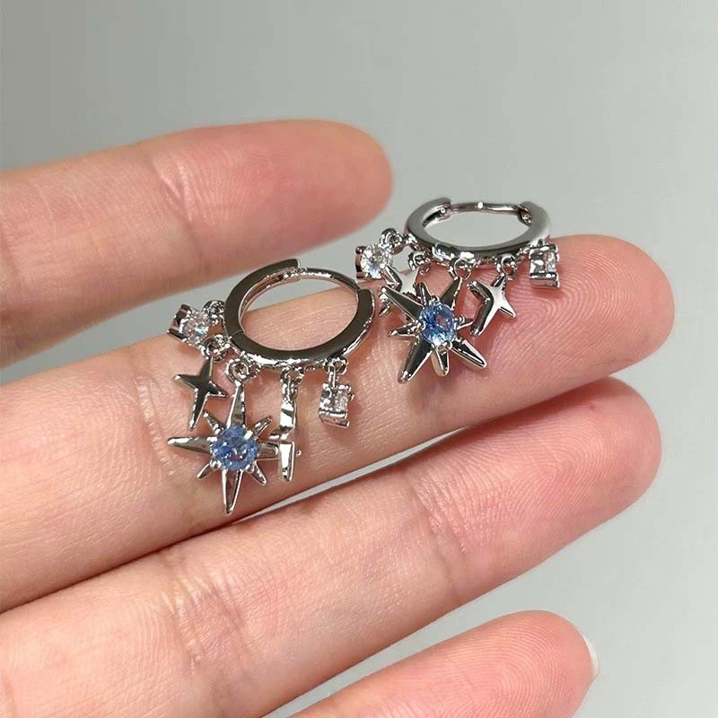 New Y2K Blue Zircon Star Tasse - Men'S Accessories Jewelry Sale recension och pris