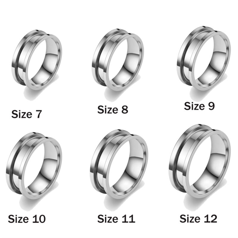 5pcs 7/8/9/10/11/12 Ring Core  - Young Men'S Accessories recension och pris