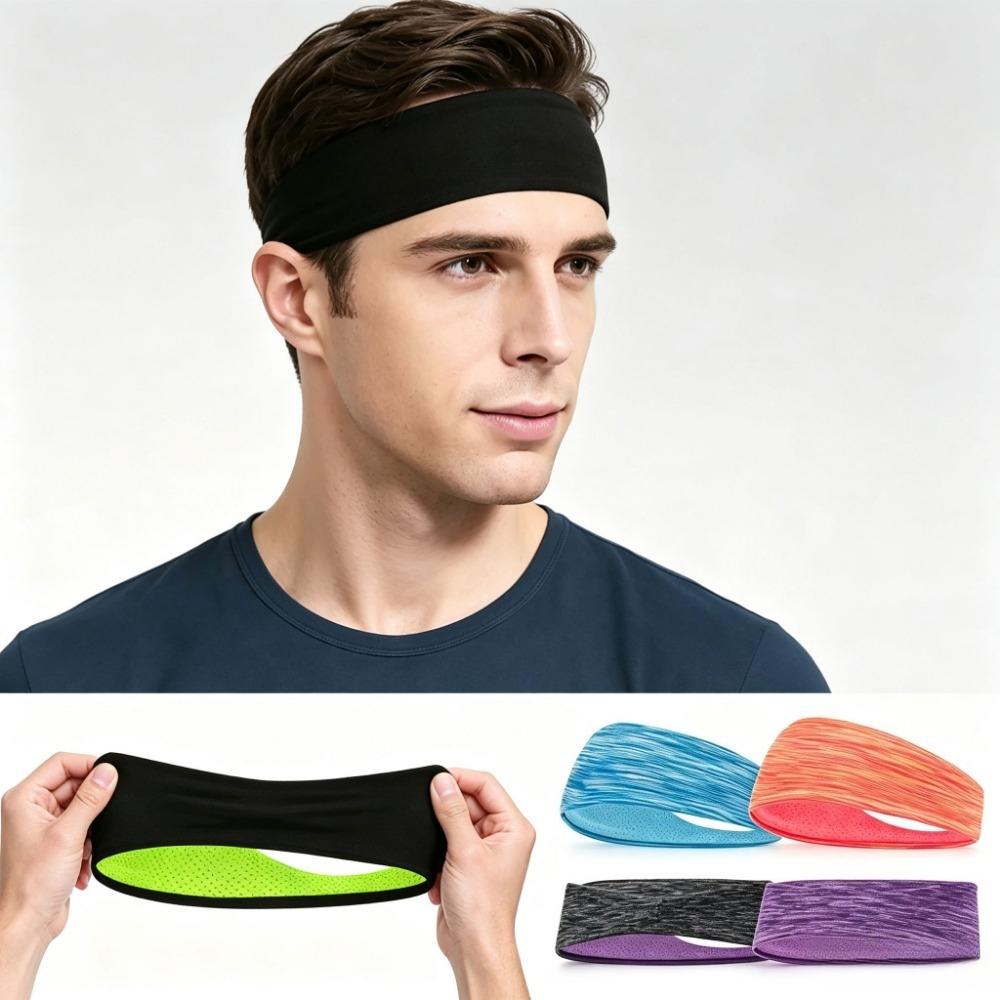 3Pcs Elastic Sports Sweatband  - Men'S Yoga Accessories recension och pris