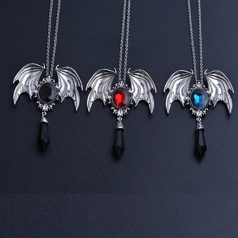 Bat Necklace Women Men Gothic  - Men'S Accessories Jewelry Sale recension och pris